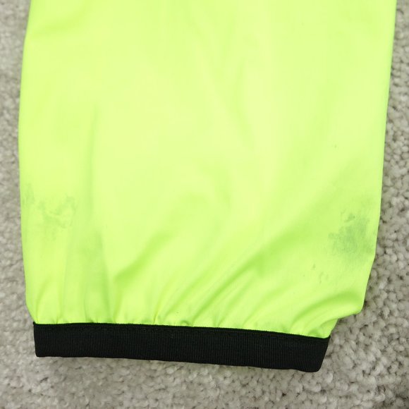 American Eagle Jacket Men's Medium Green Gray Windbreaker Hooded Full Zip - Picture 8 of 9